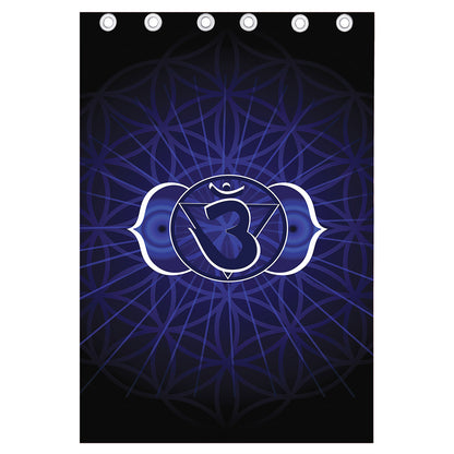 Ajna Chakra Spiritual Print Curtain