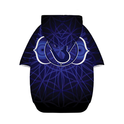 Ajna Chakra Spiritual Print Dog Zip Up Hoodie