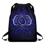 Ajna Chakra Spiritual Print Drawstring Backpack