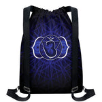 Ajna Chakra Spiritual Print Drawstring Backpack