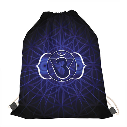 Ajna Chakra Spiritual Print Drawstring Bag