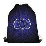 Ajna Chakra Spiritual Print Drawstring Bag