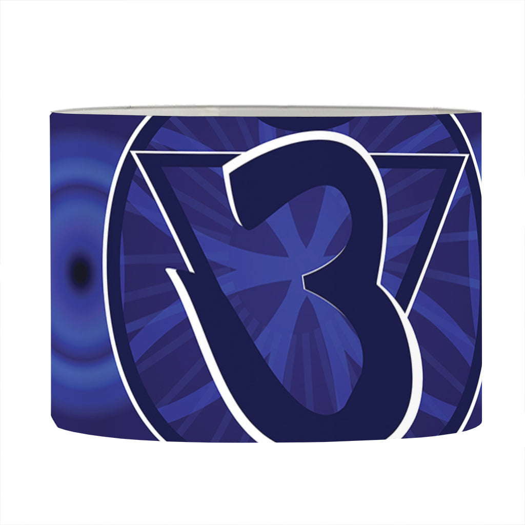 Ajna Chakra Spiritual Print Drum Lamp Shade