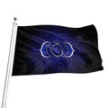 Ajna Chakra Spiritual Print Flag