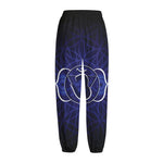 Ajna Chakra Spiritual Print Fleece Lined Knit Pants