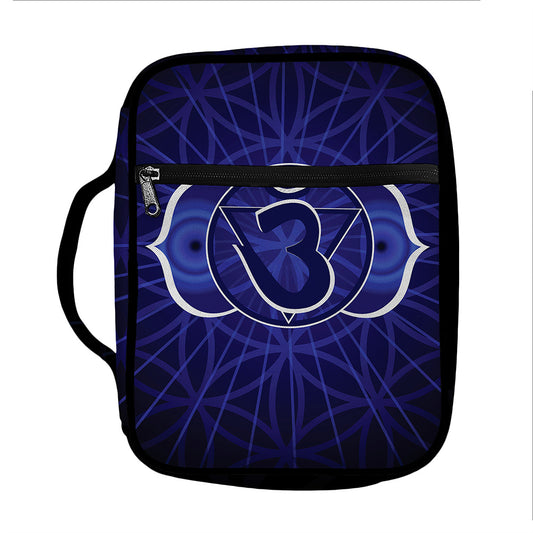 Ajna Chakra Spiritual Print Front Pocket Bible Bag