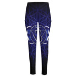 Ajna Chakra Spiritual Print High-Waisted Pocket Leggings