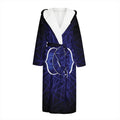 Ajna Chakra Spiritual Print Hooded Bathrobe