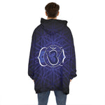 Ajna Chakra Spiritual Print Hoodie Blanket