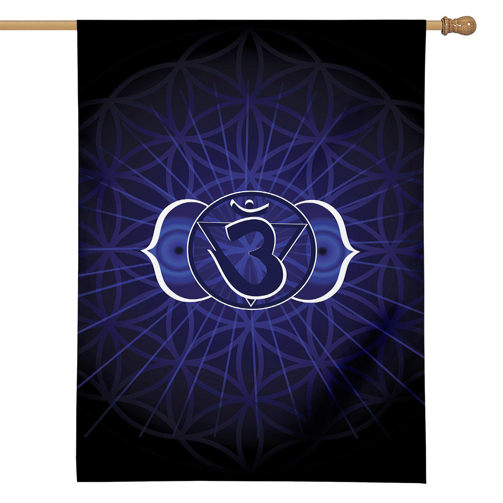 Ajna Chakra Spiritual Print House Flag