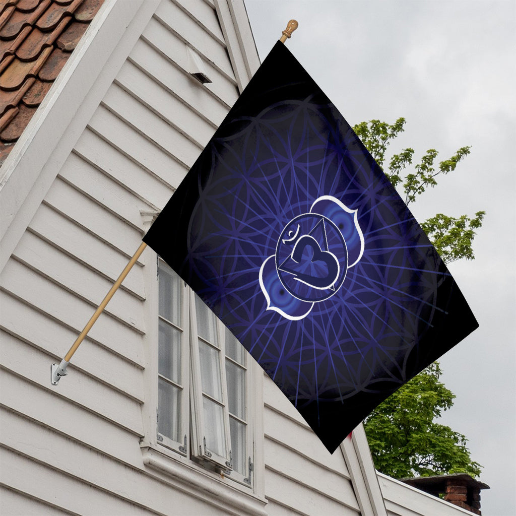 Ajna Chakra Spiritual Print House Flag