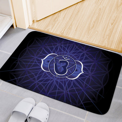 Ajna Chakra Spiritual Print Indoor Door Mat