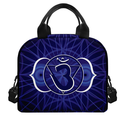 Ajna Chakra Spiritual Print Insulated Lunch Bag