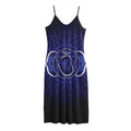 Ajna Chakra Spiritual Print Jersey Midi Cami Dress