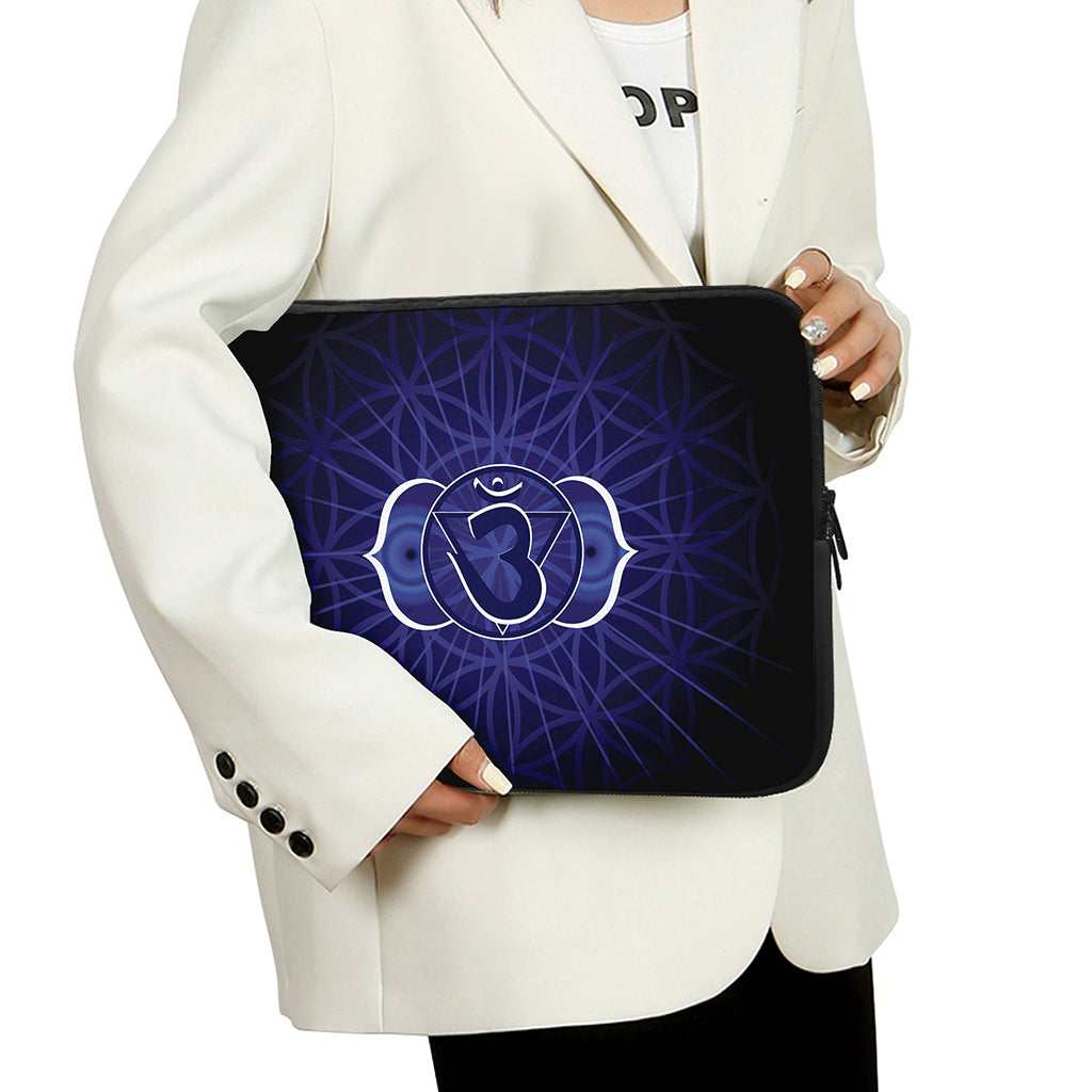Ajna Chakra Spiritual Print Laptop Sleeve
