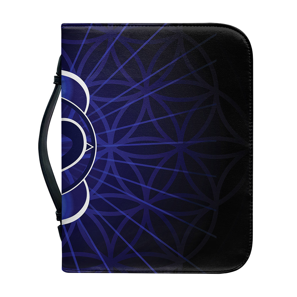 Ajna Chakra Spiritual Print Leather Bible Cover