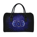 Ajna Chakra Spiritual Print Leather Duffel Bag