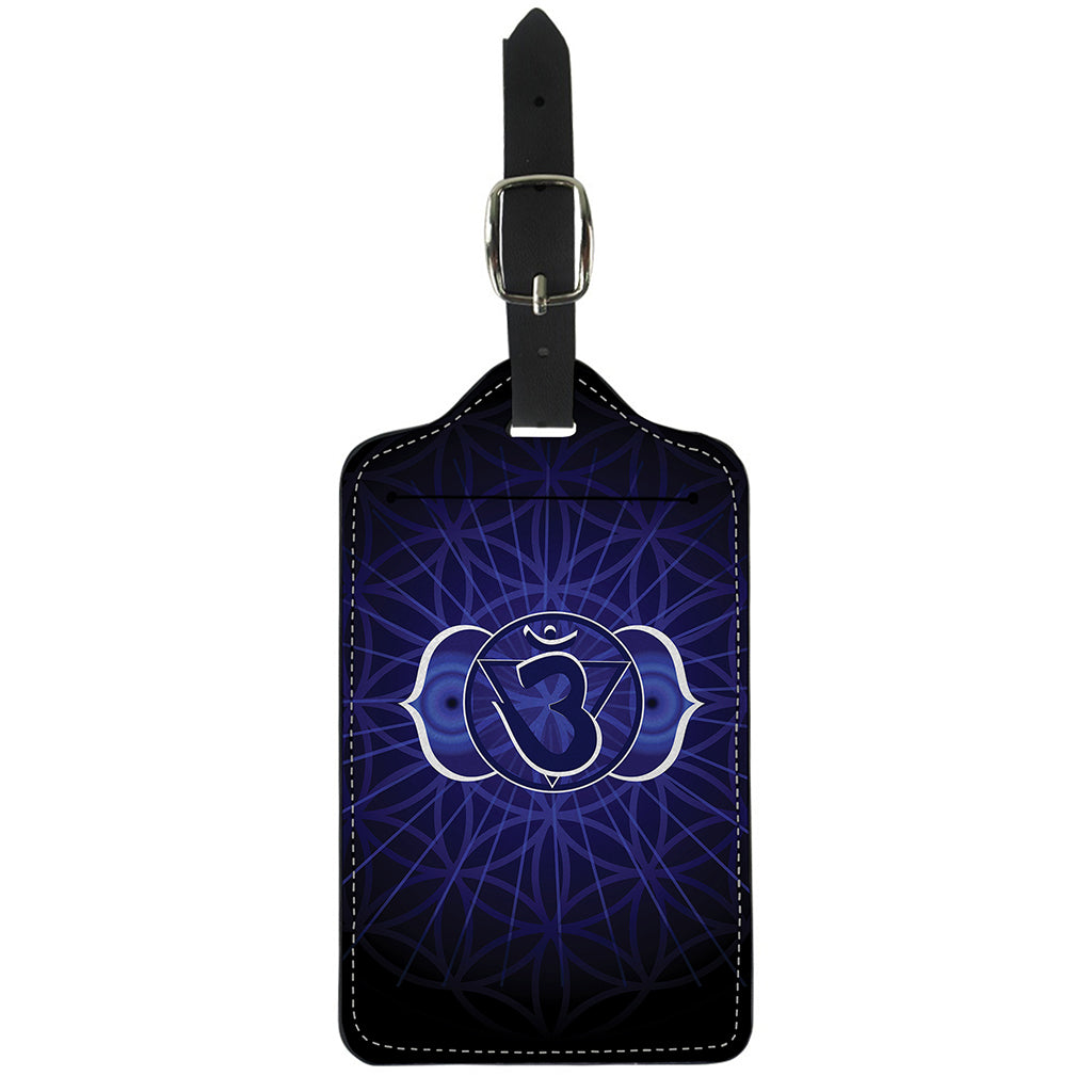 Ajna Chakra Spiritual Print Luggage Tag