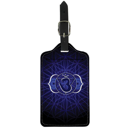 Ajna Chakra Spiritual Print Luggage Tag
