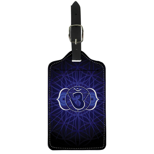 Ajna Chakra Spiritual Print Luggage Tag