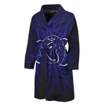 Ajna Chakra Spiritual Print Men's Bathrobe