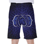 Ajna Chakra Spiritual Print Men's Beach Shorts
