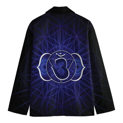 Ajna Chakra Spiritual Print Men's Blazer