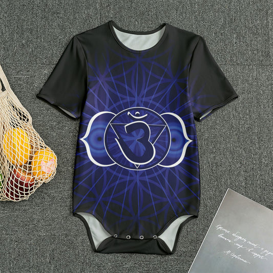 Ajna Chakra Spiritual Print Men's Bodysuit