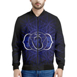 Ajna Chakra Spiritual Print Men's Bomber Jacket
