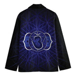 Ajna Chakra Spiritual Print Men's Cotton Blazer