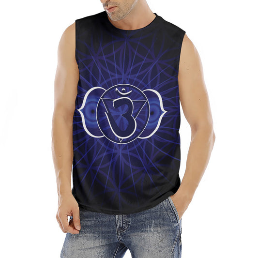 Ajna Chakra Spiritual Print Men's Fitness Tank Top