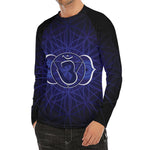 Ajna Chakra Spiritual Print Men's Long Sleeve Rash Guard