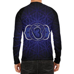 Ajna Chakra Spiritual Print Men's Long Sleeve Rash Guard