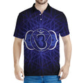 Ajna Chakra Spiritual Print Men's Polo Shirt