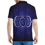 Ajna Chakra Spiritual Print Men's Polo Shirt