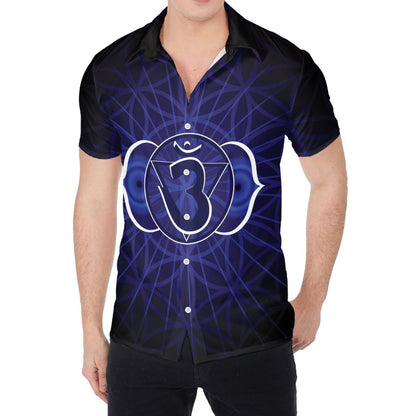 Ajna Chakra Spiritual Print Men's Shirt