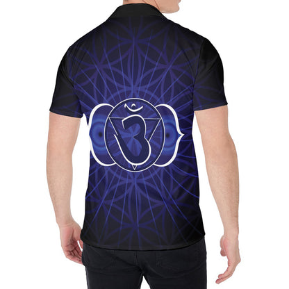 Ajna Chakra Spiritual Print Men's Shirt