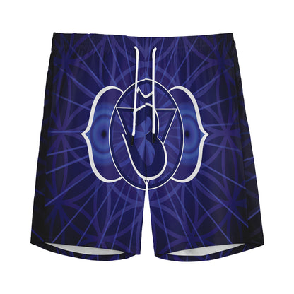 Ajna Chakra Spiritual Print Men's Sports Shorts