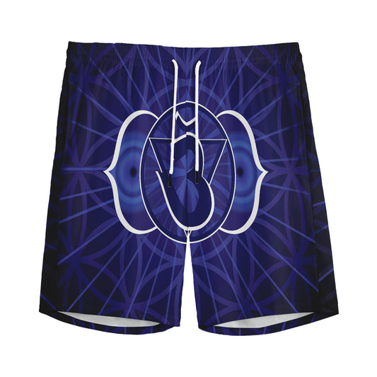 Ajna Chakra Spiritual Print Men's Sports Shorts