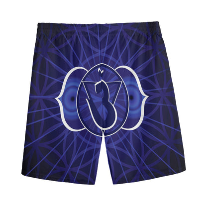 Ajna Chakra Spiritual Print Men's Sports Shorts
