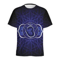 Ajna Chakra Spiritual Print Men's Athletic T-Shirt
