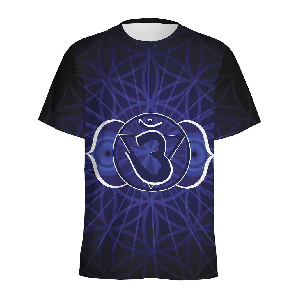 Ajna Chakra Spiritual Print Men's Sports T-Shirt