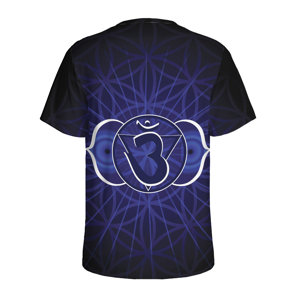 Ajna Chakra Spiritual Print Men's Sports T-Shirt