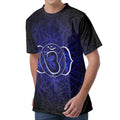 Ajna Chakra Spiritual Print Men's Velvet T-Shirt