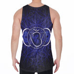 Ajna Chakra Spiritual Print Men's Velvet Tank Top