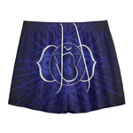 Ajna Chakra Spiritual Print Mesh Shorts