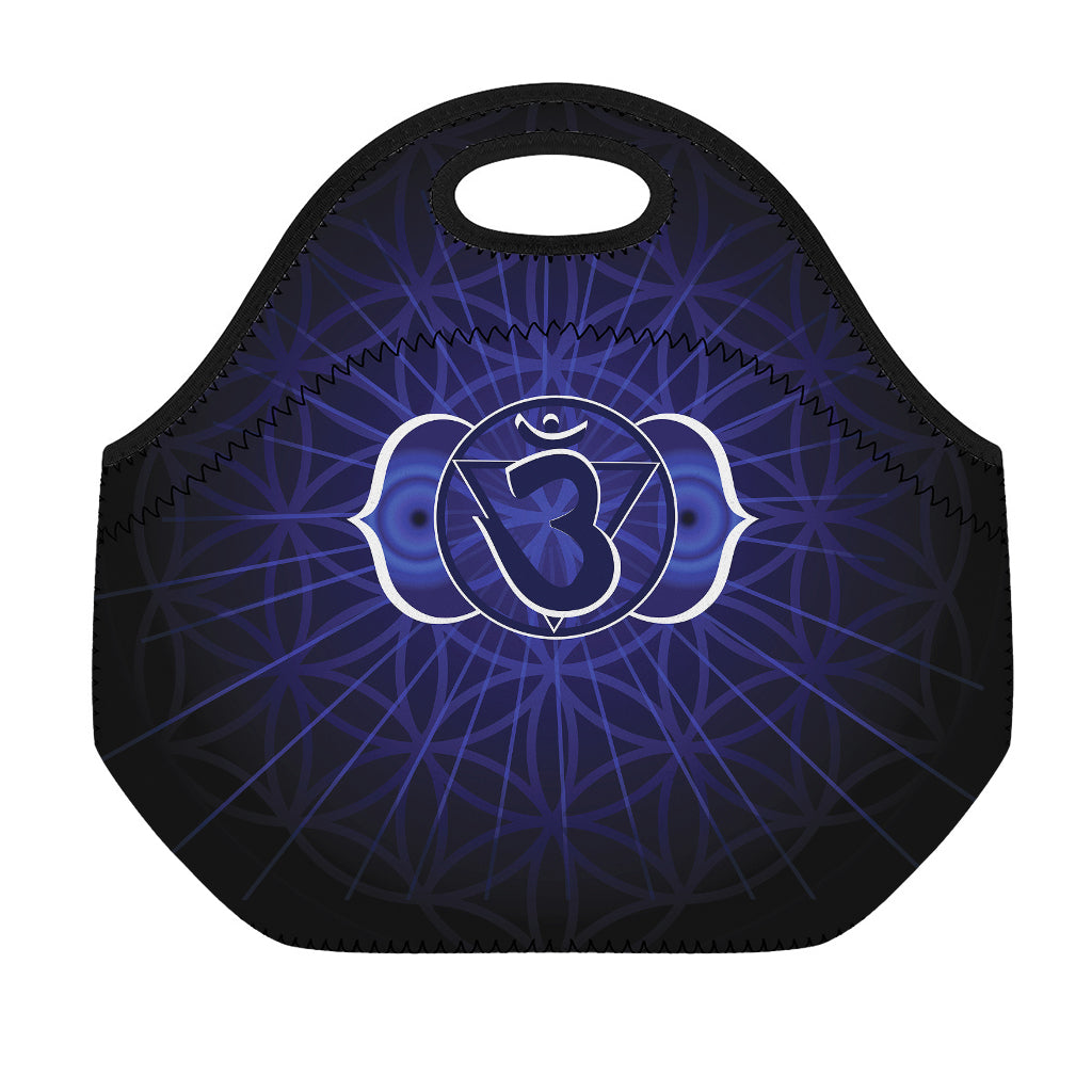 Ajna Chakra Spiritual Print Neoprene Lunch Bag