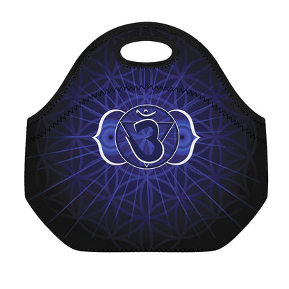 Ajna Chakra Spiritual Print Neoprene Lunch Bag