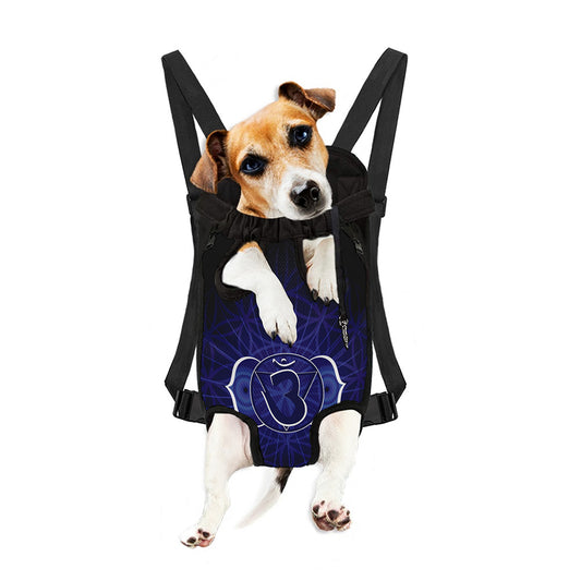 Ajna Chakra Spiritual Print Pet Carrier Backpack