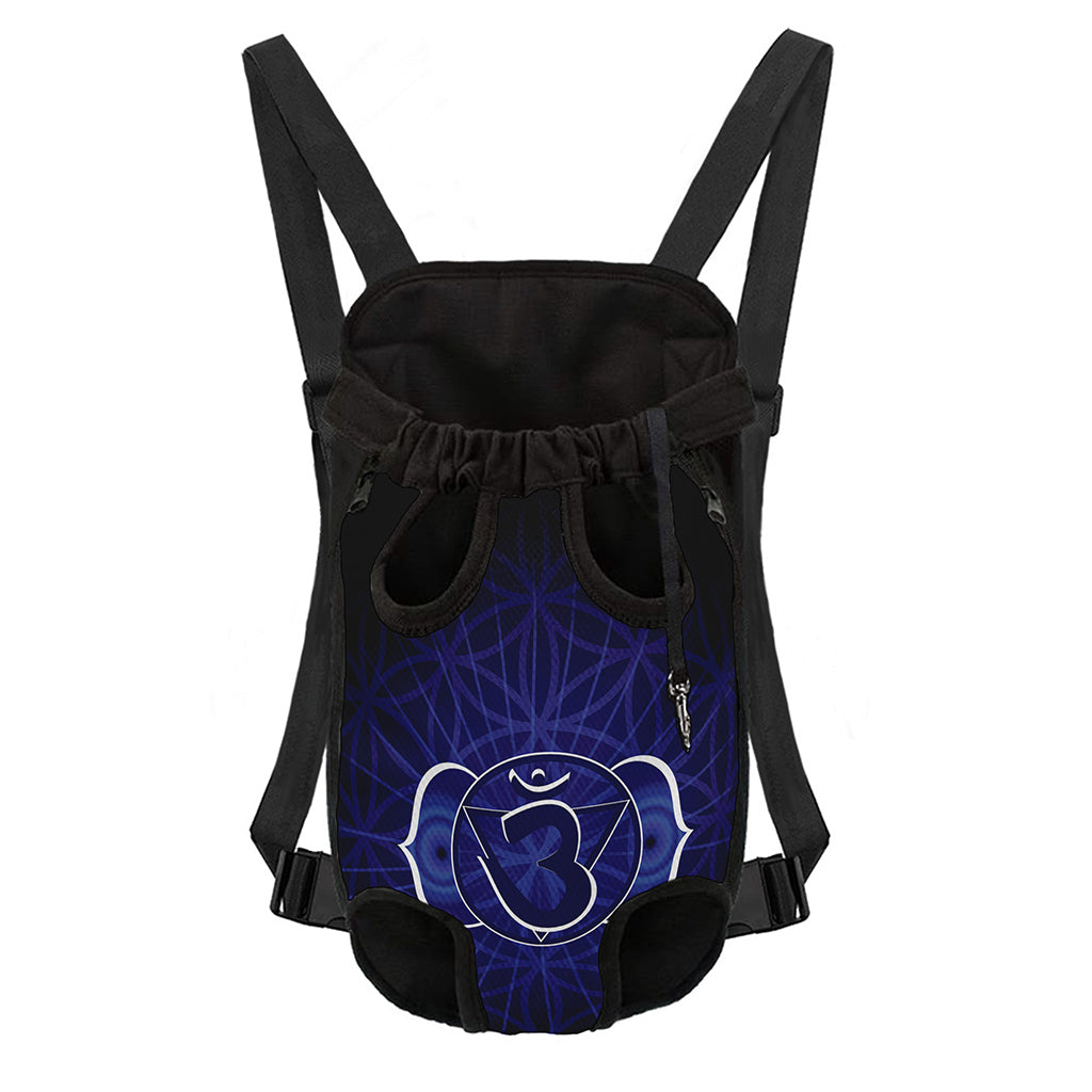 Ajna Chakra Spiritual Print Pet Carrier Backpack